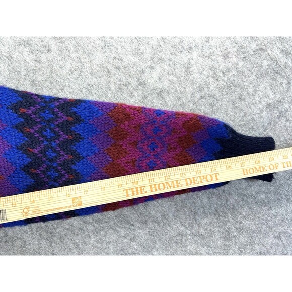 Christopher Sport Women's Knit Sweater 4 Button Cardigan Southwest Aztec Large - Picture 8 of 9